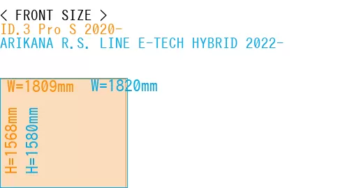 #ID.3 Pro S 2020- + ARIKANA R.S. LINE E-TECH HYBRID 2022-